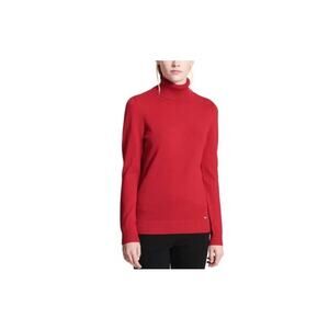Calvin Klein Women's Red Turtle Neck Sweater XL